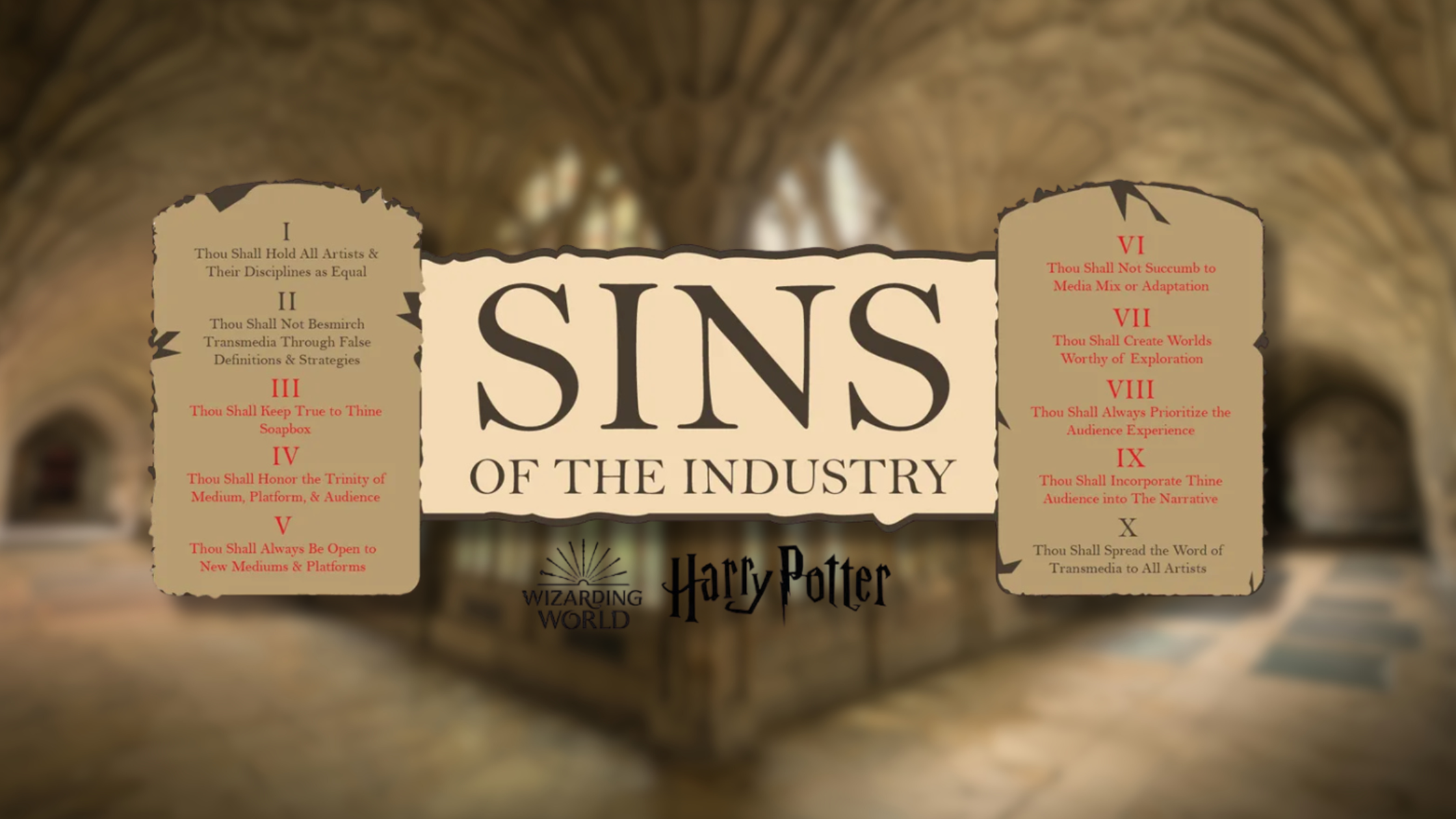 Harry Potter and the Wizarding World | Sins of the Industry